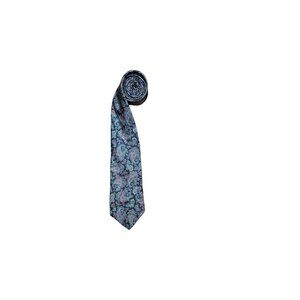 Vintage Trissardi Silk Black Paisley Tie